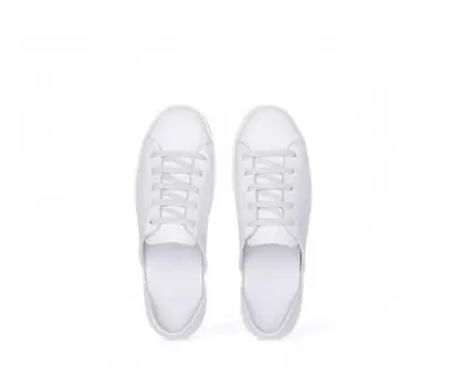 Женские кроссовки Eda D'orsay белого цвета теленка Freda Salvador