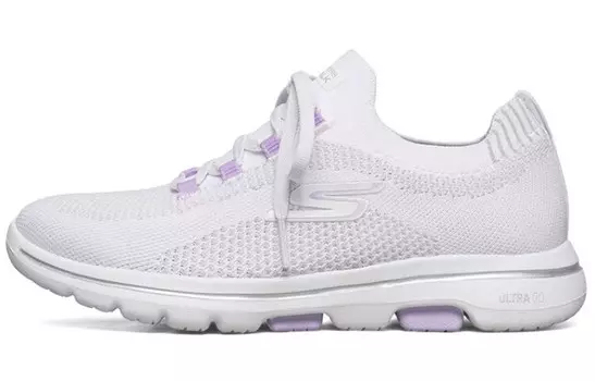 Женские кроссовки Go Walk 5 Lifestyle с низким верхом, лавандового цвета Skechers