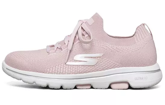 Женские кроссовки Go Walk 5 Lifestyle с низким верхом цвета мел белый Skechers