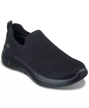 Женские кроссовки GO WALK Arch Fit 2.0 — прогулочные слипоны Paityn от Finish Line Skechers, черный