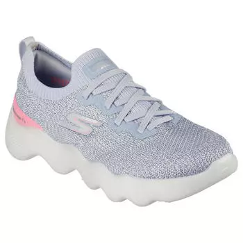 Женские кроссовки GO WALK MASSAGE FIT UPSURGE Серый/Розовый SKECHERS, цвет grau