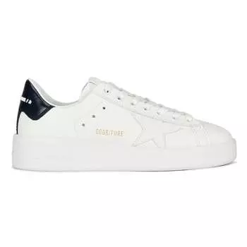 Женские кроссовки Golden Goose Purestar White Star and Navy Heel Tab