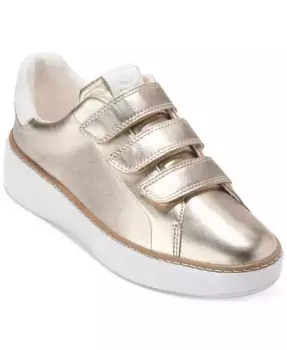 Женские кроссовки Grandpro Topspin Triple Strap Cole Haan, золотой