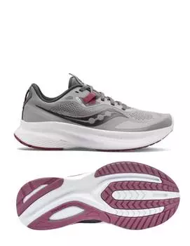 Женские кроссовки Guide 15 из сплава/кварца Gris SAUCONY, цвет alloy/quartz gris