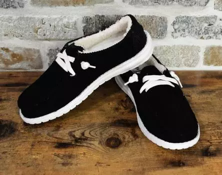 Женские кроссовки Gypsy Jazz Marcy Fashion из черного вельвета Very G