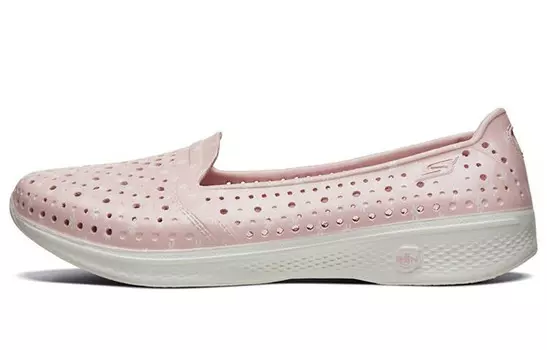 Женские кроссовки H2 Go Lifestyle с низким верхом розового/белого цвета Skechers