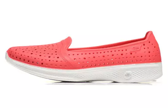 Женские кроссовки H2 Go Lifestyle с низким верхом розового/белого цвета Skechers