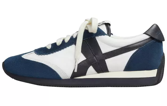 Женские кроссовки Hank Lifestyle с низким верхом, белые/синие/черные Tory Burch