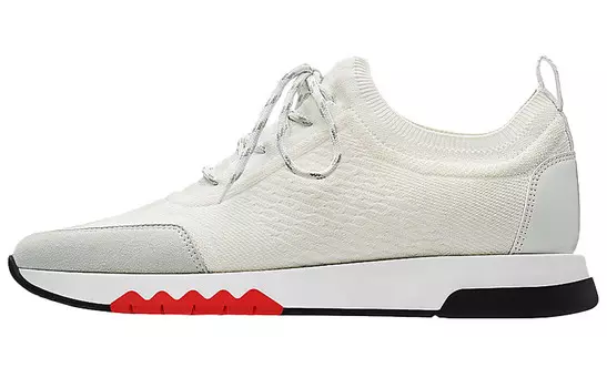 Женские кроссовки Herms, серо-белый