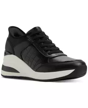Женские кроссовки Iconistep на шнуровке с клиновидной подошвой ALDO, черный
