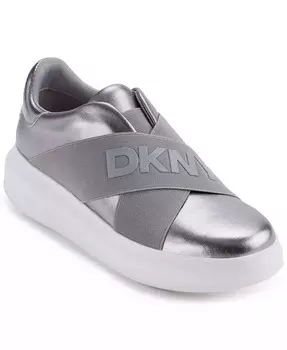 Женские кроссовки Jaye Slip On DKNY, серебряный