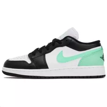 Женские кроссовки Jordan Air Jordan 1 для скейтбординга, Белый/Зеленый