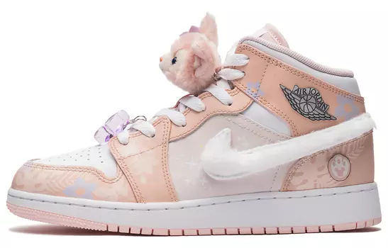Женские кроссовки Jordan Air Jordan 1 для скейтбординга, Lotus