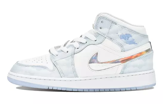 Женские кроссовки Jordan Air Jordan 1 для скейтбординга, Light Blue