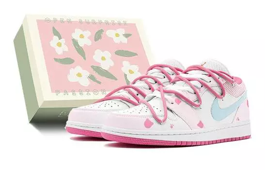Женские кроссовки Jordan Air Jordan 1 для скейтбординга, Pink