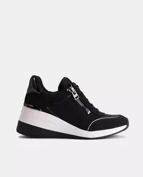 Женские кроссовки Kaden на низкой танкетке DKNY, черный