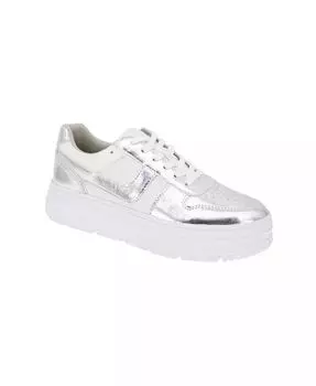 Женские кроссовки Katina на платформе со шнуровкой BCBGeneration, серебряный