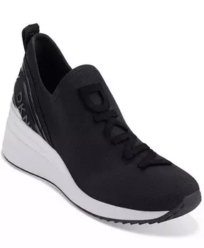 Женские кроссовки Keeva на танкетке DKNY, черный