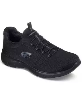 Женские кроссовки: кроссовки Summits Wide Width Walking от Finish Line Skechers, черный