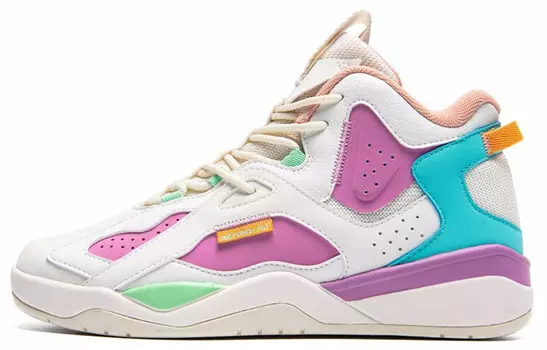 Женские кроссовки Lifestyle High-Top белого/фиолетового цвета 361°