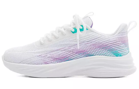 Женские кроссовки Lifestyle Low-Top белого/фиолетового/синего/голубого цвета Warrior