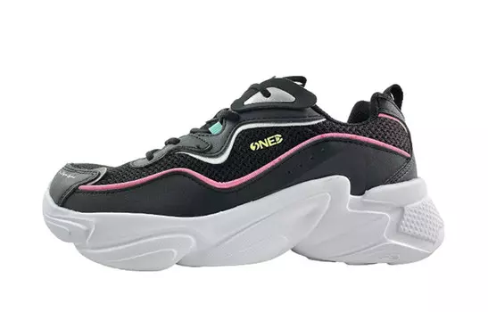 Женские кроссовки Lifestyle Low-Top, цвет: черный как смоль/темно-коричневый с серым оттенком 361°