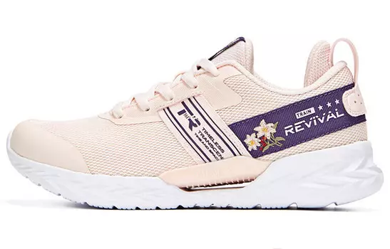 Женские кроссовки Lifestyle Low-Top розового/фиолетового/белого цвета 361°