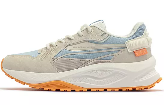 Женские кроссовки Lifestyle Low-Top синего/бежевого цвета 361°