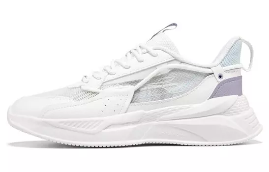 Женские кроссовки Lifestyle с низким верхом, белый/фиолетовый 361°