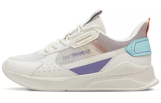 Женские кроссовки Lifestyle с низким верхом, белый/фиолетовый 361°