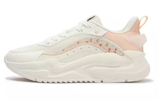 Женские кроссовки Lifestyle с низким верхом, белый/розовый 361°