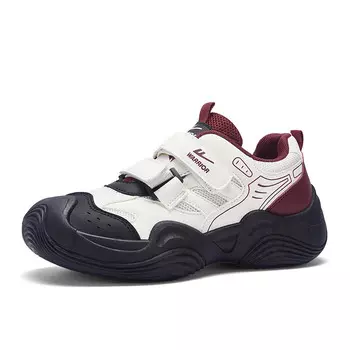 Женские кроссовки Lifestyle с низким верхом бежевого/черного/красного цвета Warrior