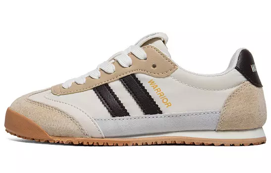 Женские кроссовки Lifestyle с низким верхом бежевого/коричневого цвета Warrior