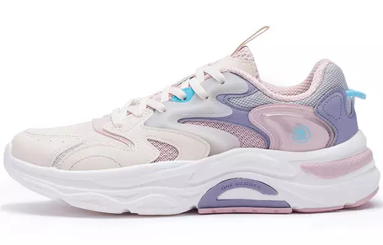 Женские кроссовки Lifestyle с низким верхом бежевого/серого цвета 361°