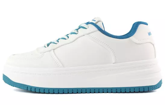 Женские кроссовки Lifestyle с низким верхом бежевого/синего цвета Warrior