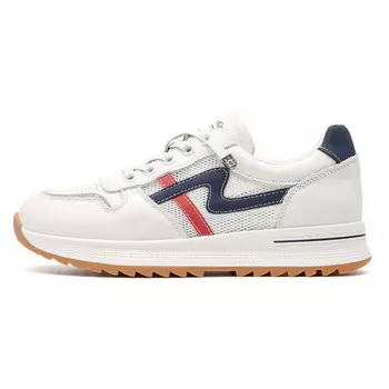 Женские кроссовки Lifestyle с низким верхом бежевого/синего цвета Spider King