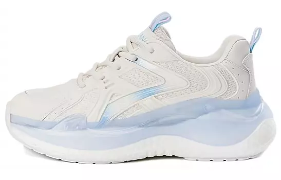 Женские кроссовки Lifestyle с низким верхом бежевого/синего цвета Aokang