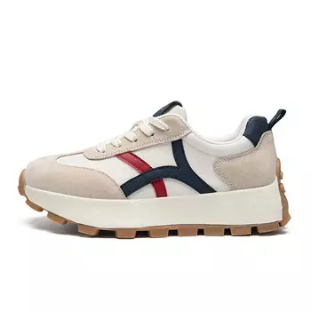 Женские кроссовки Lifestyle с низким верхом бежевого/синего цвета Zhr