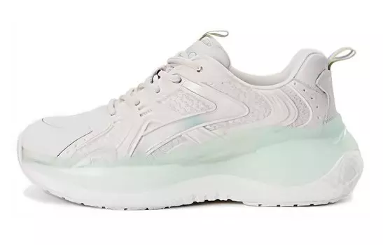 Женские кроссовки Lifestyle с низким верхом бежевого/зеленого цвета Aokang