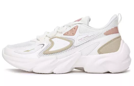 Женские кроссовки Lifestyle с низким верхом Oak Bud White/розовый золото Erke