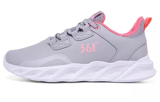 Женские кроссовки Lifestyle с низким верхом, серый/розовый 361°