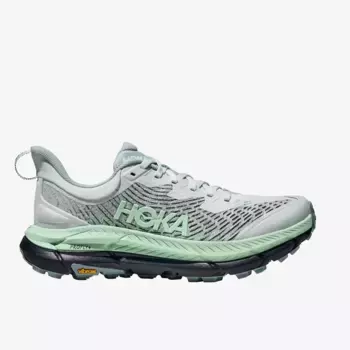 Женские кроссовки MAFATE SPEED 4 Hoka для трейлраннинга, серый/зеленый