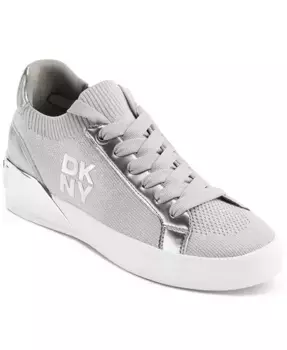 Женские кроссовки Mallory на шнуровке DKNY, серый