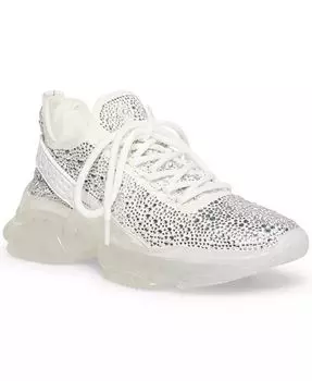 Женские кроссовки Maxima со стразами Steve Madden, серый