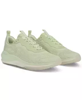 Женские кроссовки Miles на шнурках из комбинированных материалов Sam Edelman, желтый