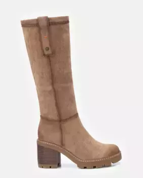 Женские кроссовки на двойной подошве и шнурках Refresh, коричневый