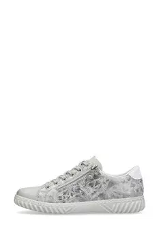 Женские кроссовки на молнии Rieker, серебряный