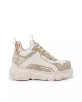 Женские кроссовки на платформе Buffalo, золотой