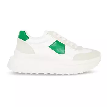 Женские кроссовки на платформе madden Girl Amica madden girl, белый/зеленый
