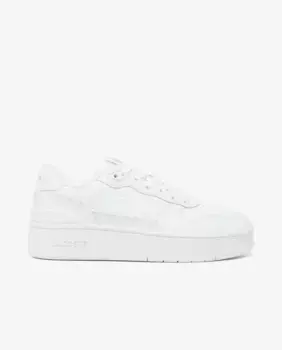 Женские кроссовки на платформе T-Clip белого цвета Lacoste